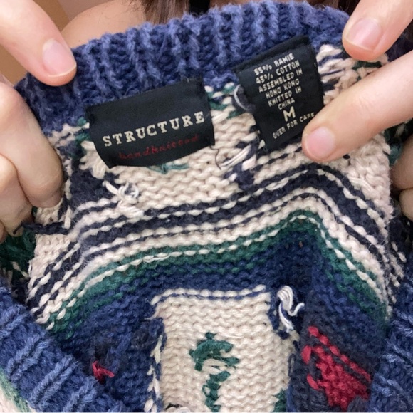 Vintage hand knit sweater - Picture 5 of 5